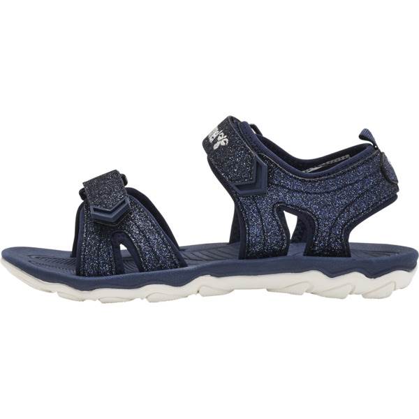 Hummel sandaler mørkeblå med glitter