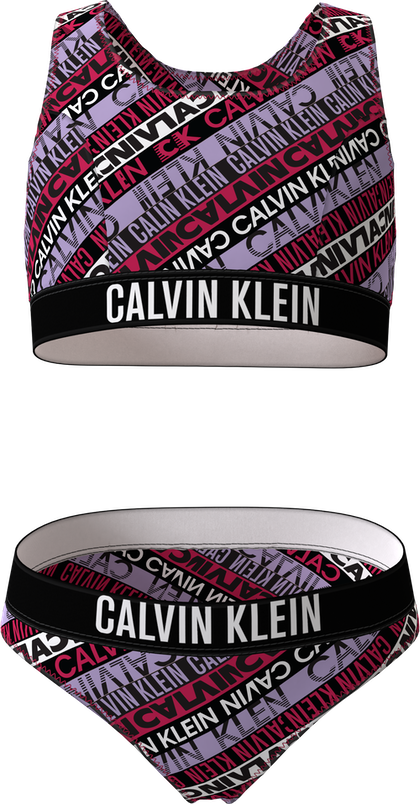 Calvin Klein biniki - sort/rosa/lilla