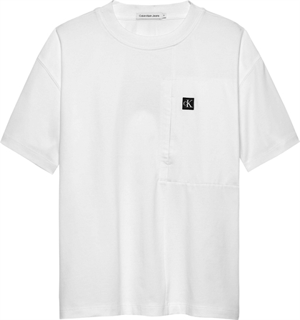 Calvin Klein T-shirt - "CLEAN CUTLINES" - Hvid