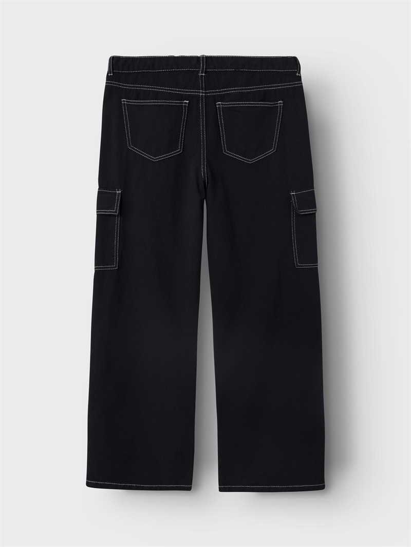 LMTD jeans/bukser model "NUTIZZA" CARGO - Black