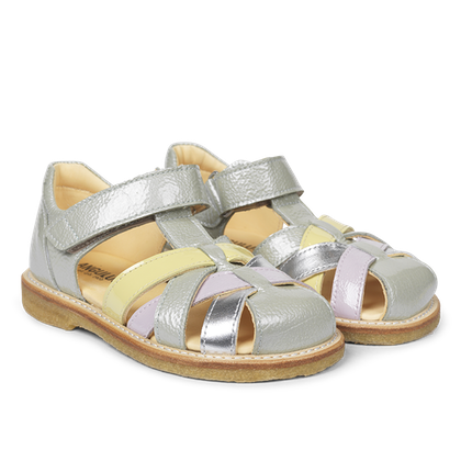 Angulus sandaler - sage/sølv/gul/lavendel