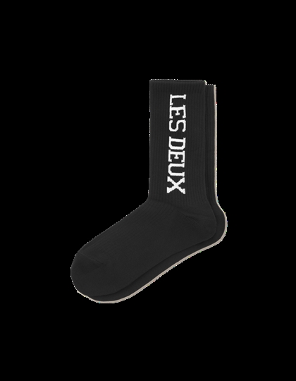 Les Deux Strømper Vertigo Rib - Black 