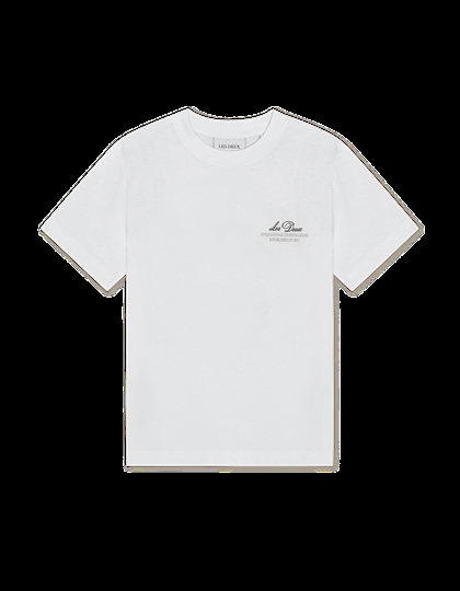 Les Deux T-shirt Globe - White 