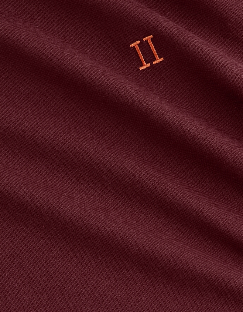 Les Deux T-shirt Core Contrast - Chocolate Truffle Red