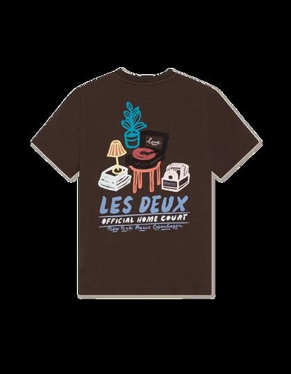 Les Deux T-shirt Record - Mole Brown