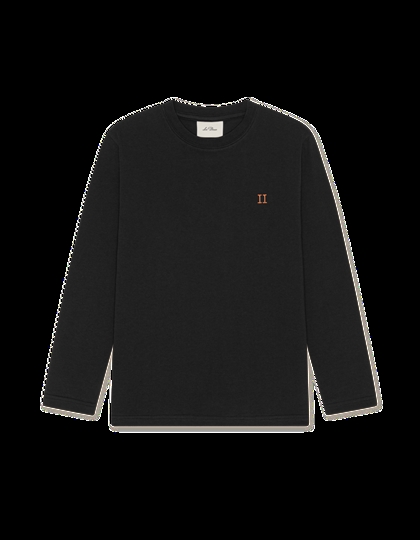 Les Delux Langærmede Bluse Core Contrast - Black