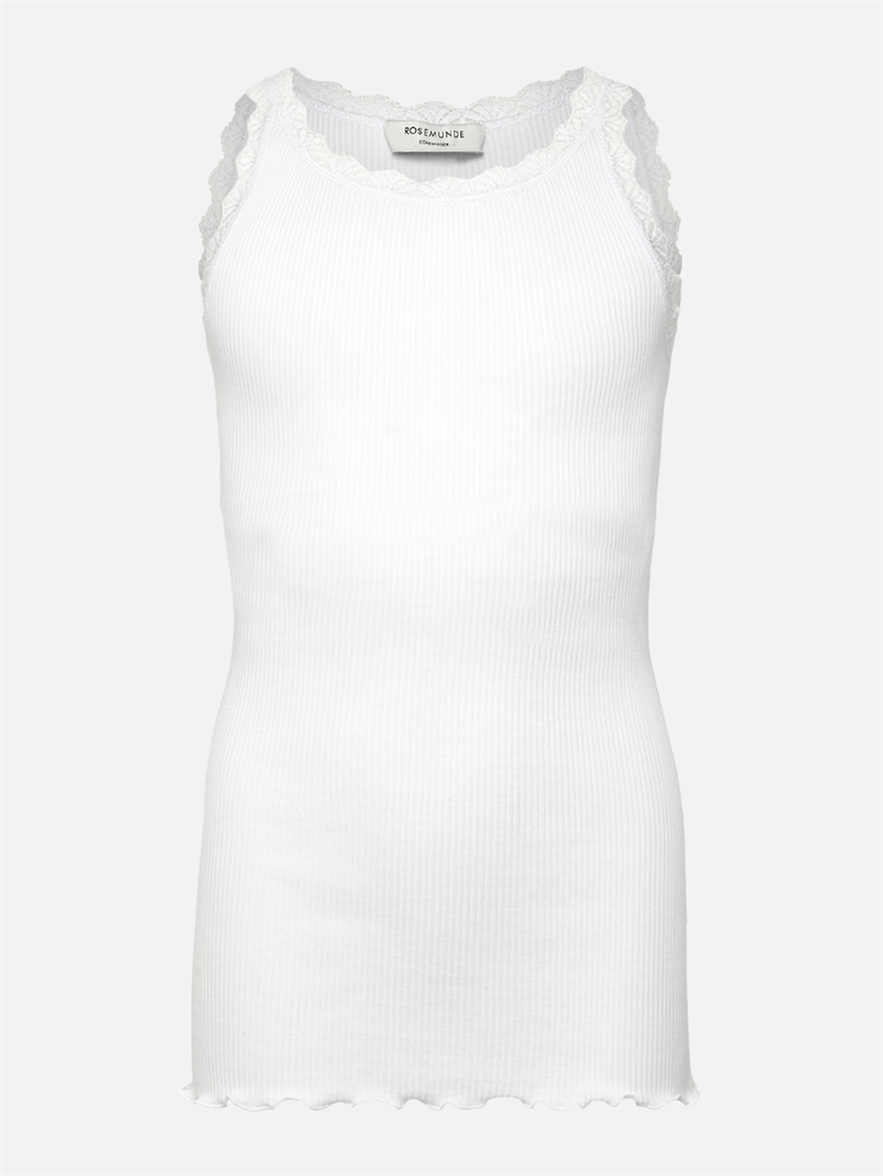 Rosemunde Top Lang - New White 