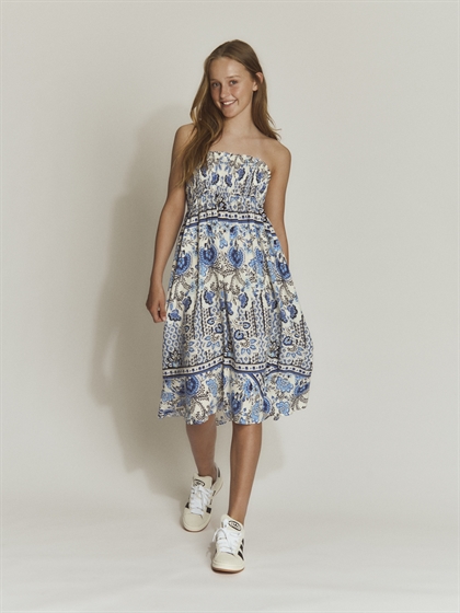 Rosemunde Nederdel Elif Long Smock - Blue Boho 