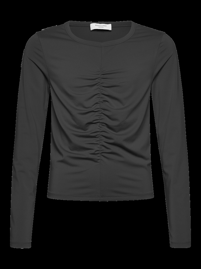 Rosemunde Bluse Billie Wrinkle - Black 