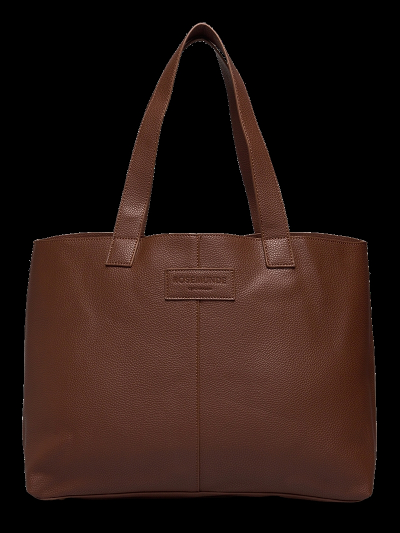 Rosemunde Taske Sanya Big Shopper - Cocoa Brown Gold 