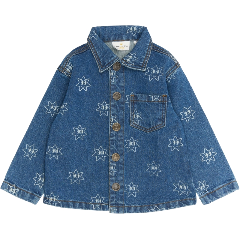 The New Siblings Cardigan Ripley - Blue Denim 