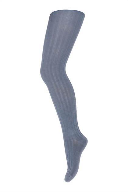 MP strømpebukser med rib - mild blå