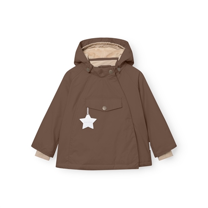 Mini A Ture Vinterjakke Matwang Fleece Lined - Chestnut Brown