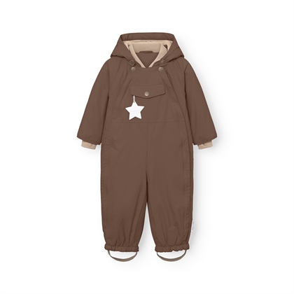 Mini A Ture Flyverdragt Matwisti Fleece Lined - Chestnut Brown