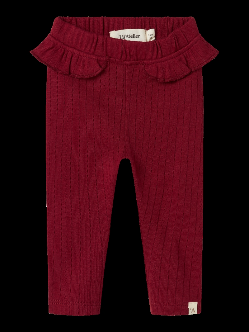 Lil\' Atelier Legging Frachel - Red Dahlia