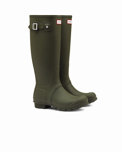 Hunter Gummistøvle Womens Tall - Dark Olive 