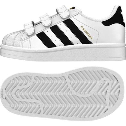 Adidas sneakers "Superstar CF I" - hvid/sort/guld