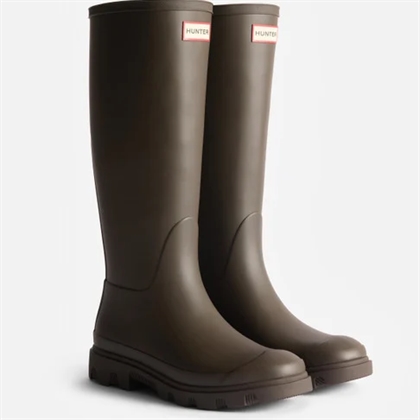 Hunter Gummistøvle Unisex Downpour Tall Boot - Chocolate Brown