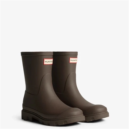 Hunter Gummistøvler Unisex Downpour Short Boot - Chocolate Brown