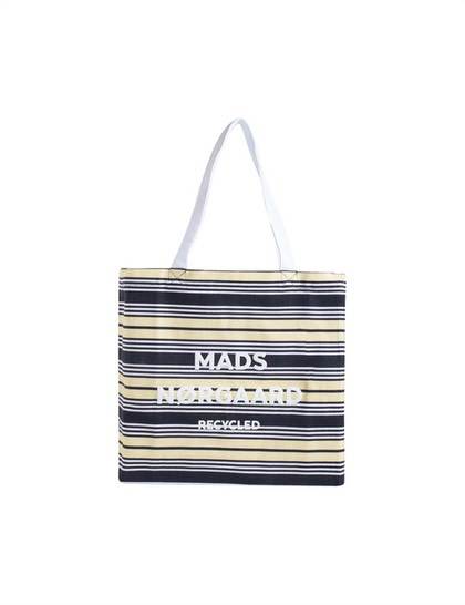 MADS NØRGAARD Recycled Print Boutique athene - BLACK/Pale/banana/white 