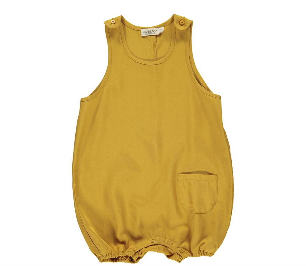 Køb MarMar body / jumpsuit i gylden karrygul 56-92