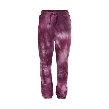 THE NEW pige "sweatpants" - RILLE - TIE DYE potent purple