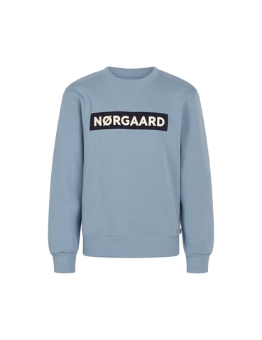 Mads Nørgaard solo sweatshirt - Faded Denim 