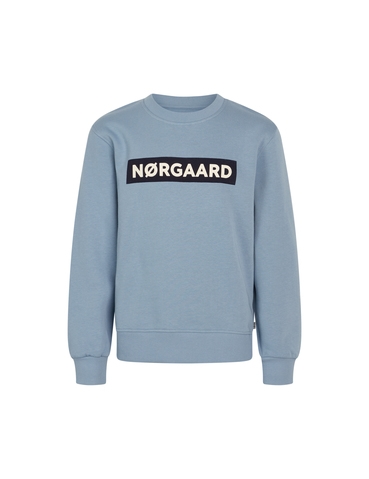 Mads Nørgaard solo sweatshirt - Faded Denim 