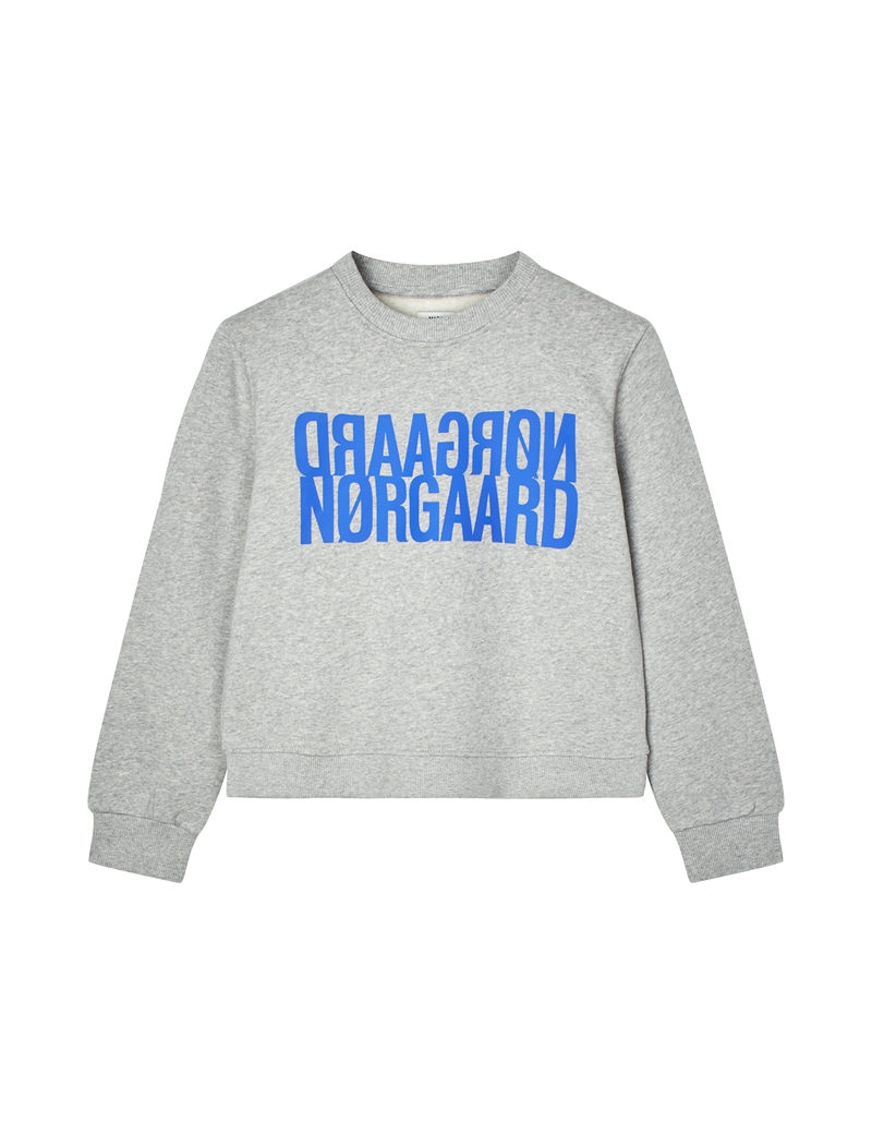 Mads Nørgaard Sweatshirt Talinka - Light Grey Melange