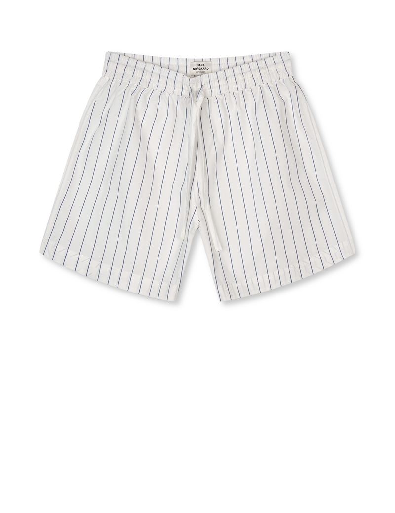 Mads Nørgaard Shorts Pio - Pinstripe/Parisian Night 