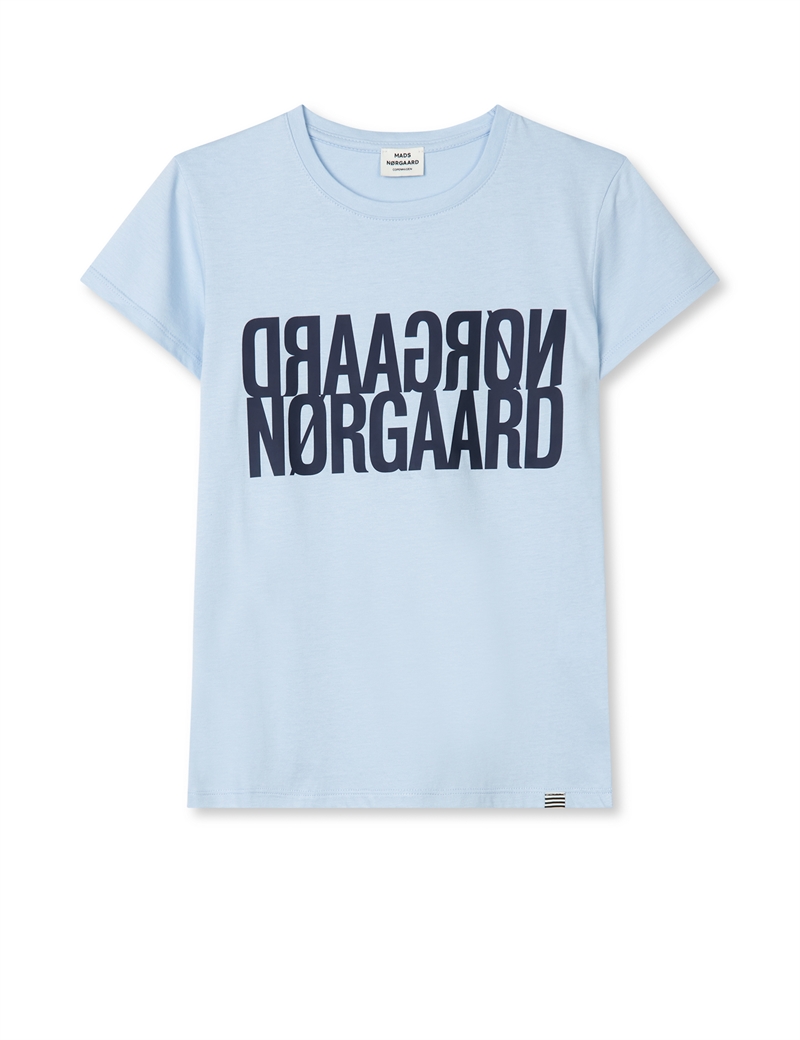 Mads Nørgaard T-shirt Tuvina - Cashmere Blue 