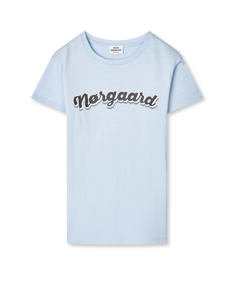 Mads Nørgaard T-shirt Tuvina - Casmere Blue 