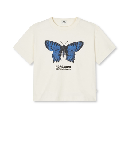Mads Nørgaard T-shirt Tristi - Vanilla Ice/Butterfly 