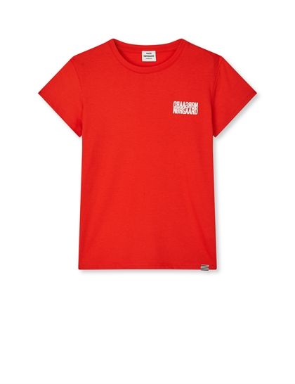 Mads Nørgaard T-shirt Tuvuna Mini - Fiery Red 