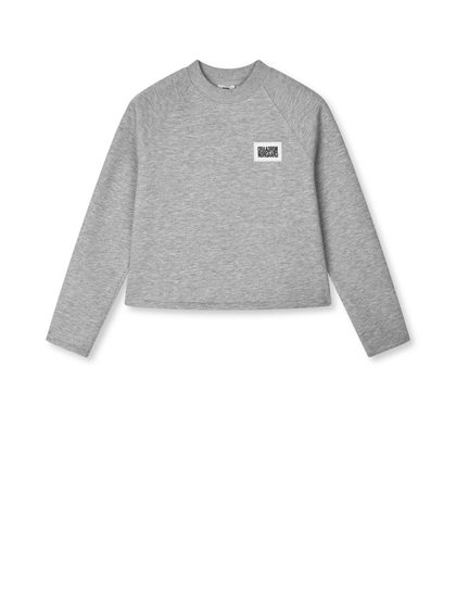 Mads Nørgaard Sweatshirt Alia - Grey Melange 