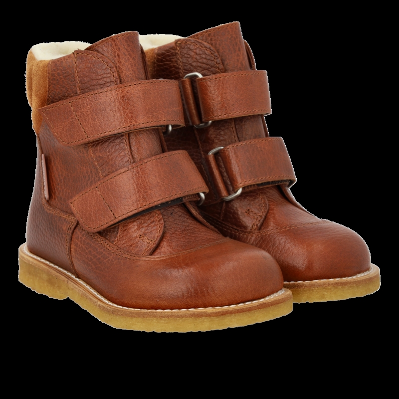 Angulus Vinterstøvle Med Tex 2134-101 - Cognac/Cognac 