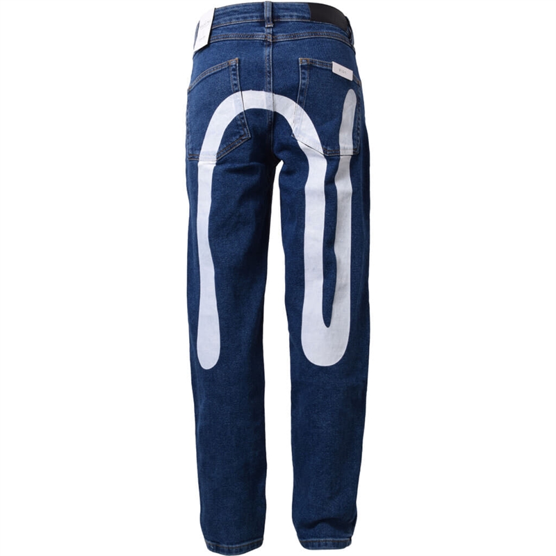 Hound - "Printed" jeans/bukser - Blue denim