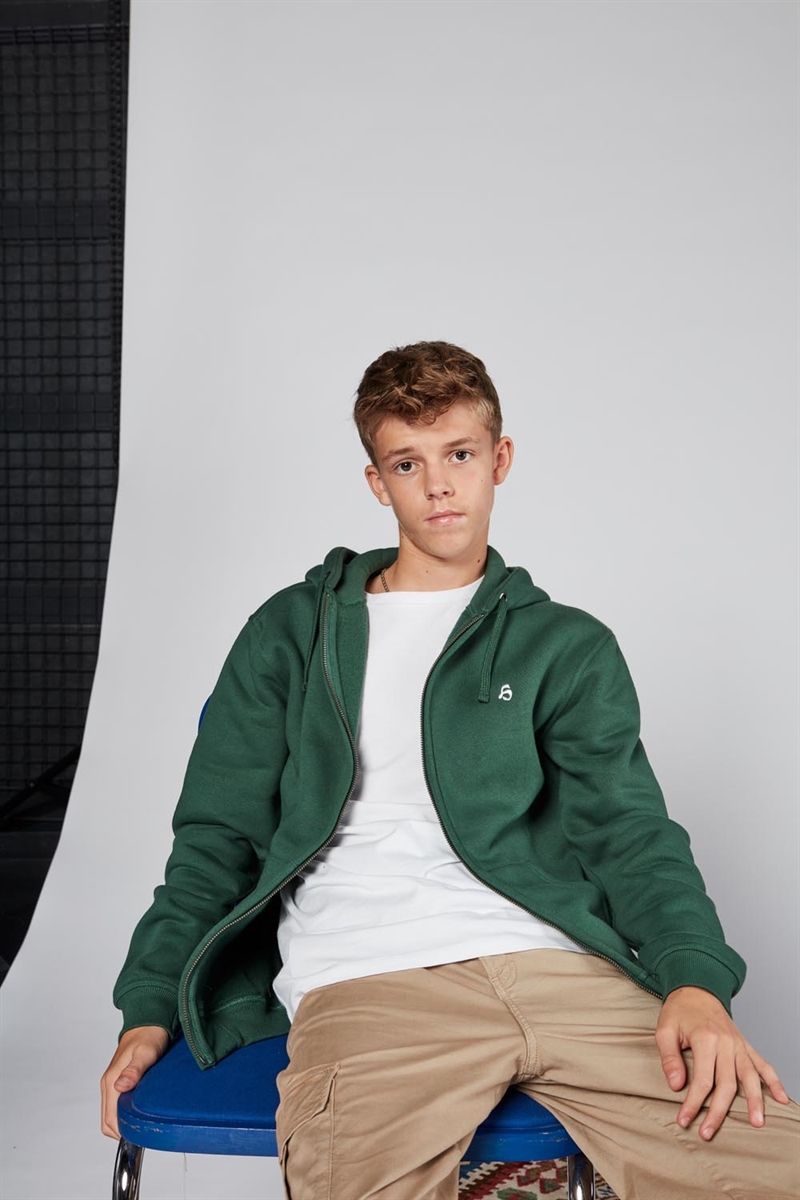 Hound Cardigan Zip - Green 