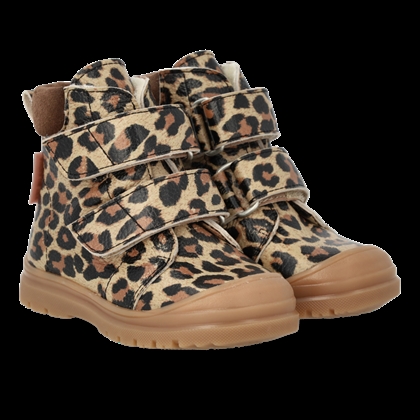 Angulus Begynder Vinterstøvle Med Tex 2240-102 - Beige Leo/Taupe 