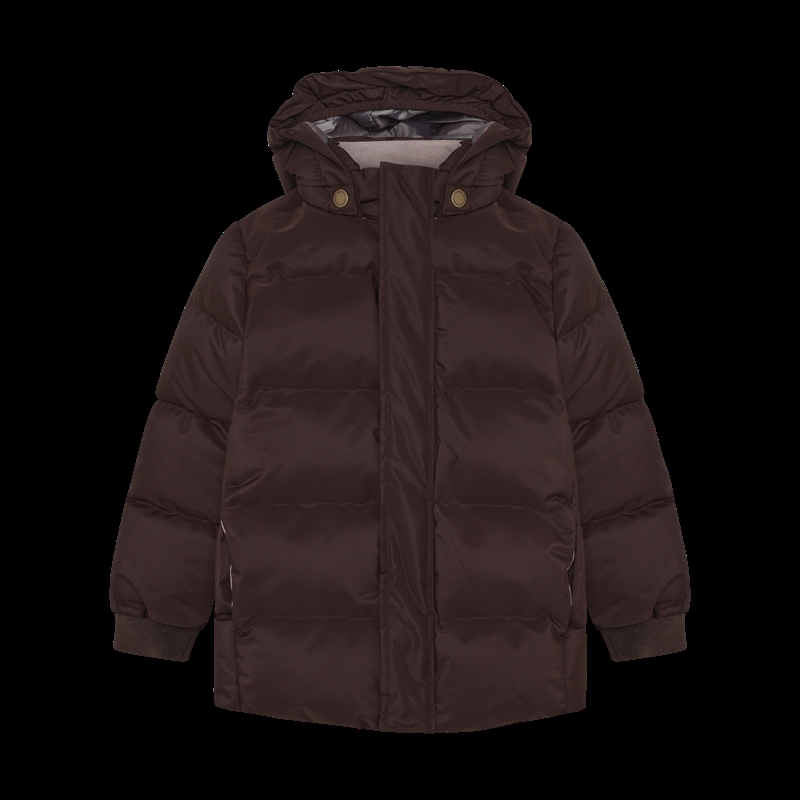 Enfant Vinterjakke Quilt - Coffee Bean