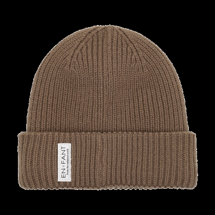 Enfant Beanie Hue w. Lining - Pine Bark