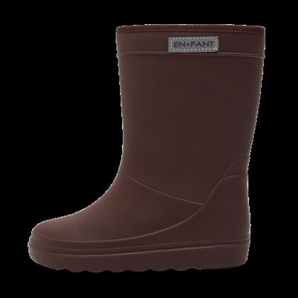 Enfant Thermostøvle Boots Solid - Coffee Bean