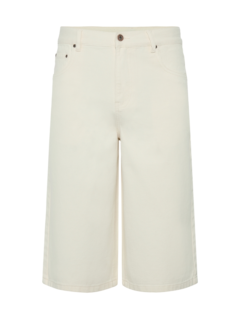 Grunt GRSally Desert Knickers – Cremefarvede lange shorts til piger