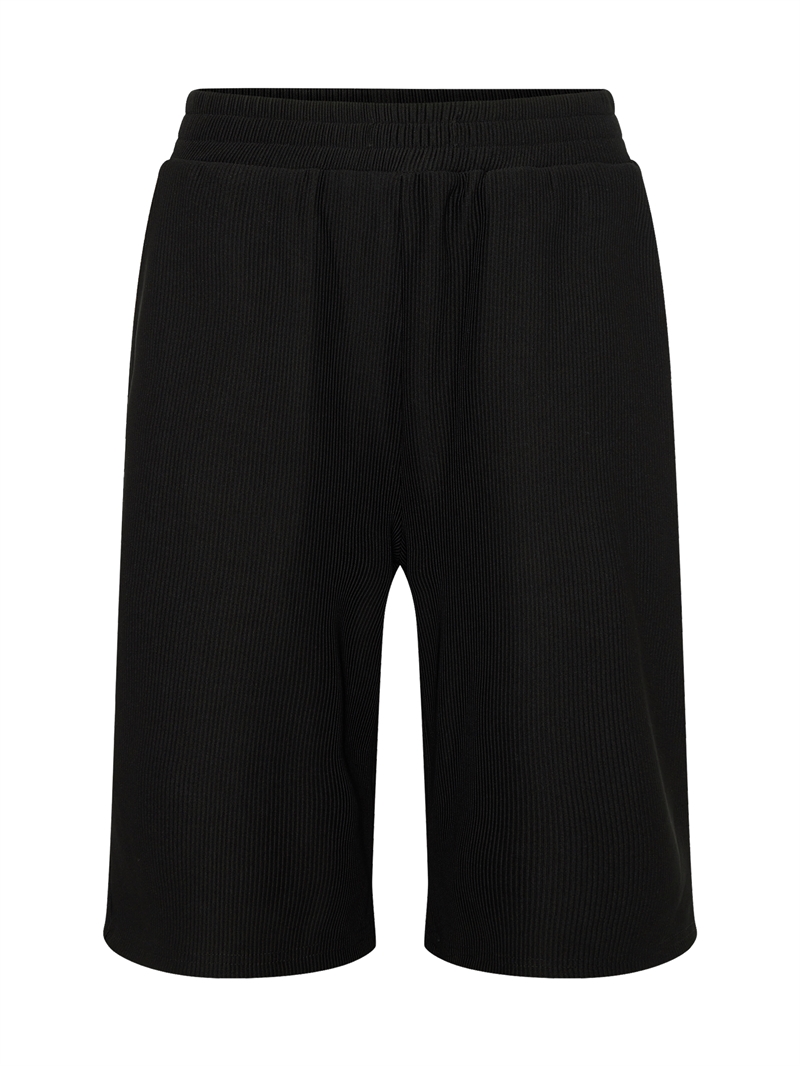 Grunt Hein Plisse Shorts - Black 