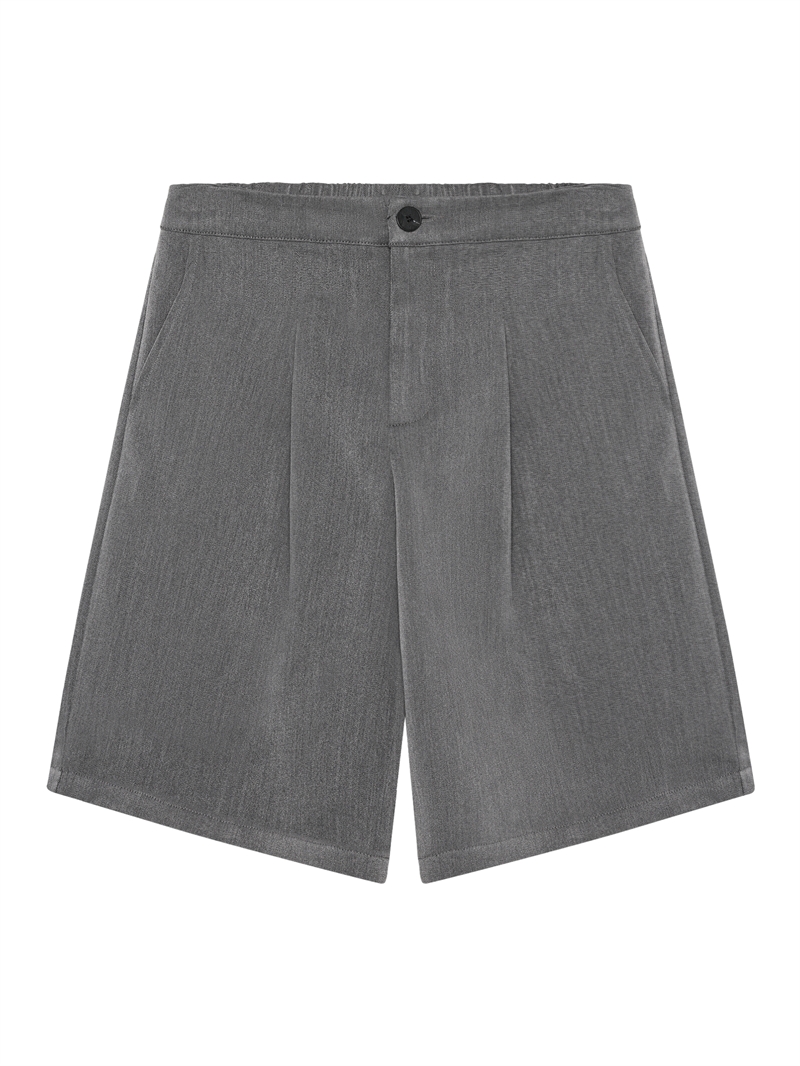 Grunt Shorts Zinia Fine Bermuda - Light Grey 