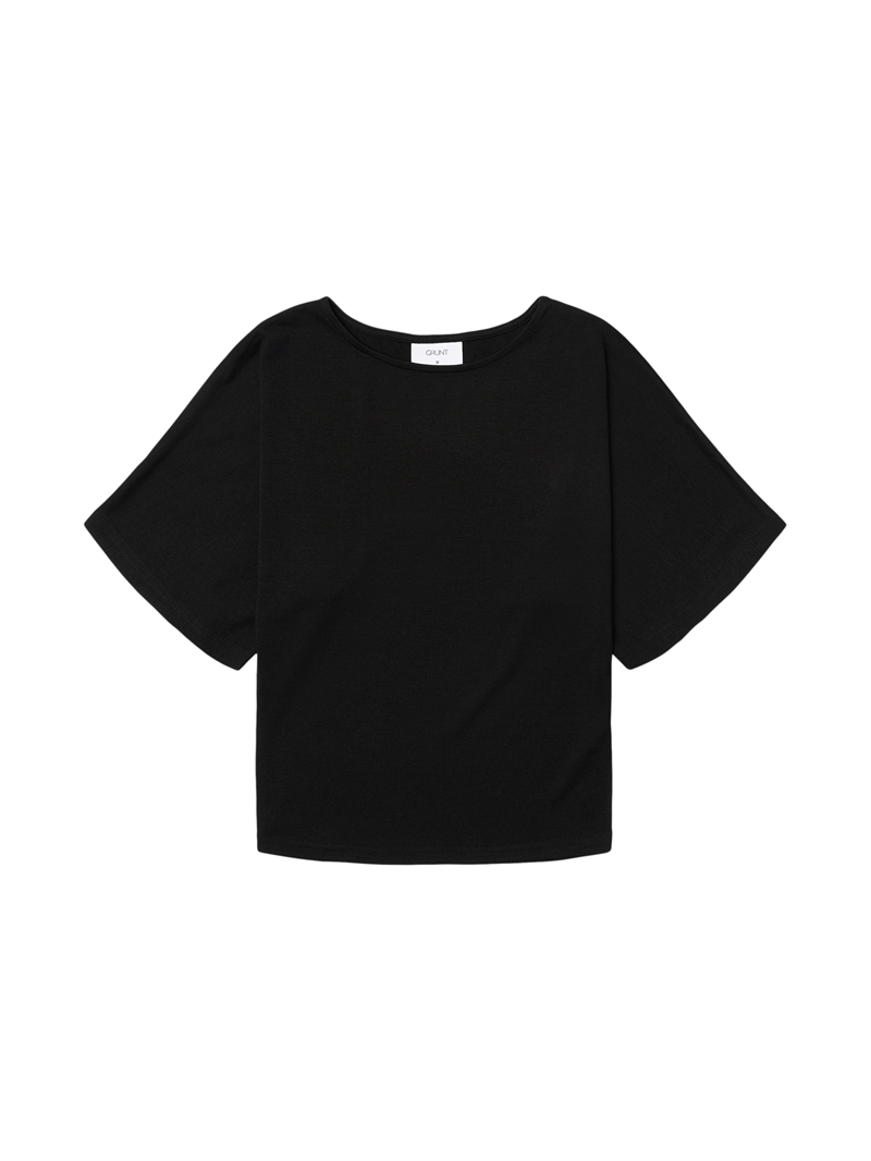 Grunt Nova Top – Trendy top til piger med moderne look i sort 