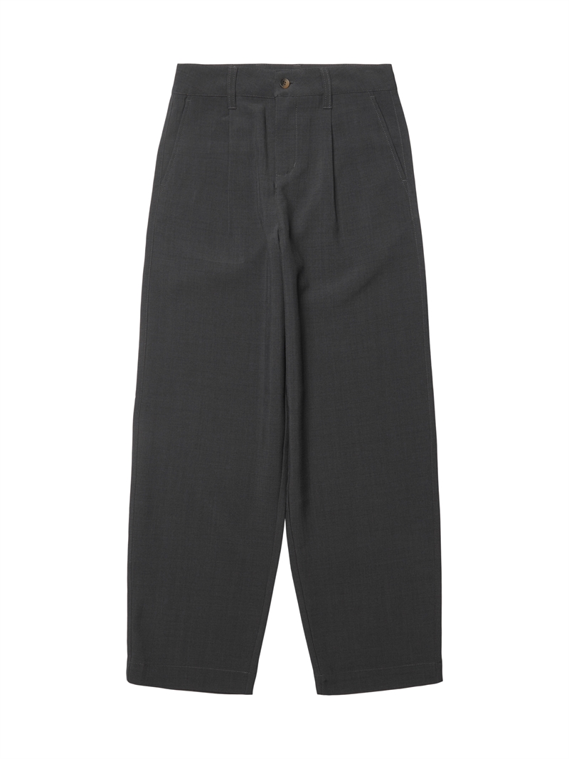 Grunt Curtiz Paco Pleat - Dark Grey Melange