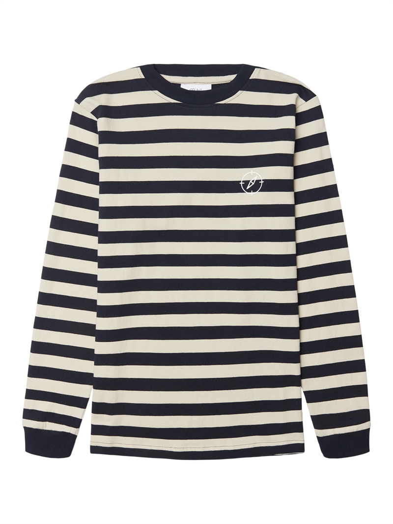 Grunt Langærmede Bluse Collins - Navy