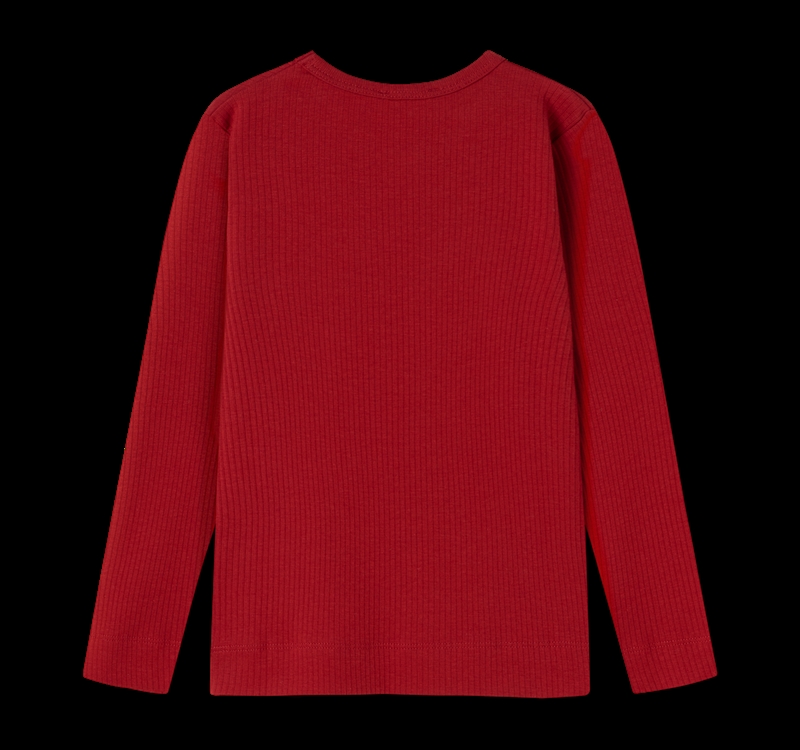 MarMar Plain Tee LS - Cherry
