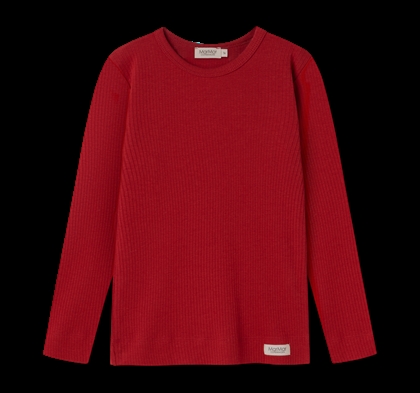 MarMar Plain Tee LS - Cherry